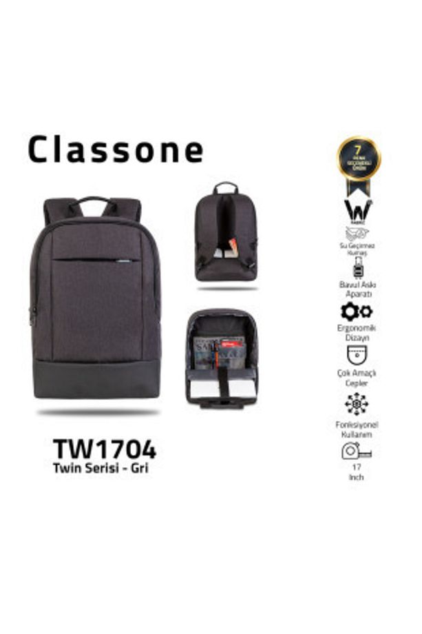 Bp-tw1704 Twincolor 17" N.çantası-gri - 3