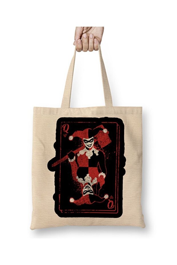 Joker Harley Quinn Love Tote Bag Long Handle