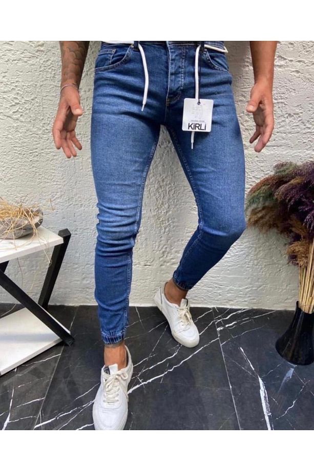 Paça Lastikli Jean - 1