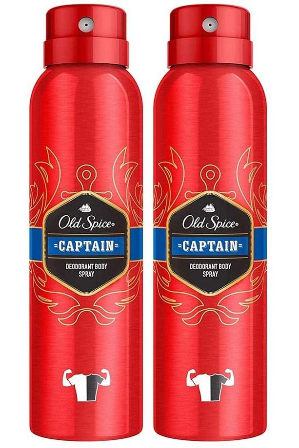 Sprey Deodorant 2x150 Ml (300 Ml) Captain - 1