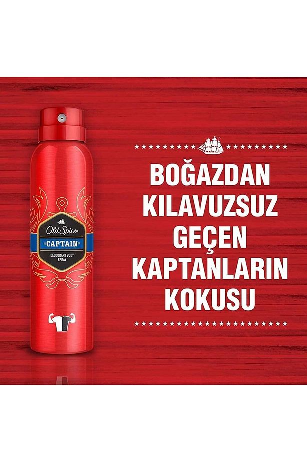 Sprey Deodorant 2x150 Ml (300 Ml) Captain - 3