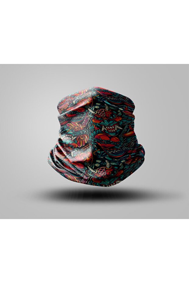 Biker Buff Mask Outdoor Neck Collar Unisex Bandana