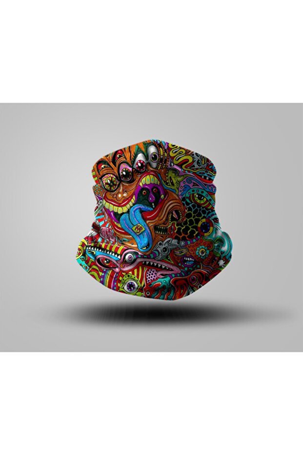 Biker Buff Mask Outdoor Neck Collar Unisex Bandana