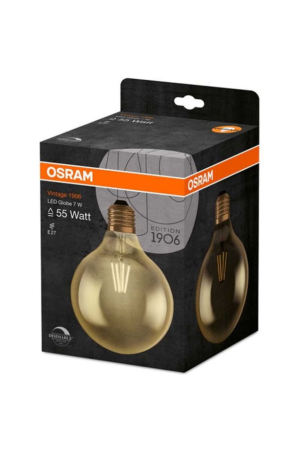 Led Vintage Globe Dimlenebilir Sarı Işık 6,5w E27 Duy Ampul - 2