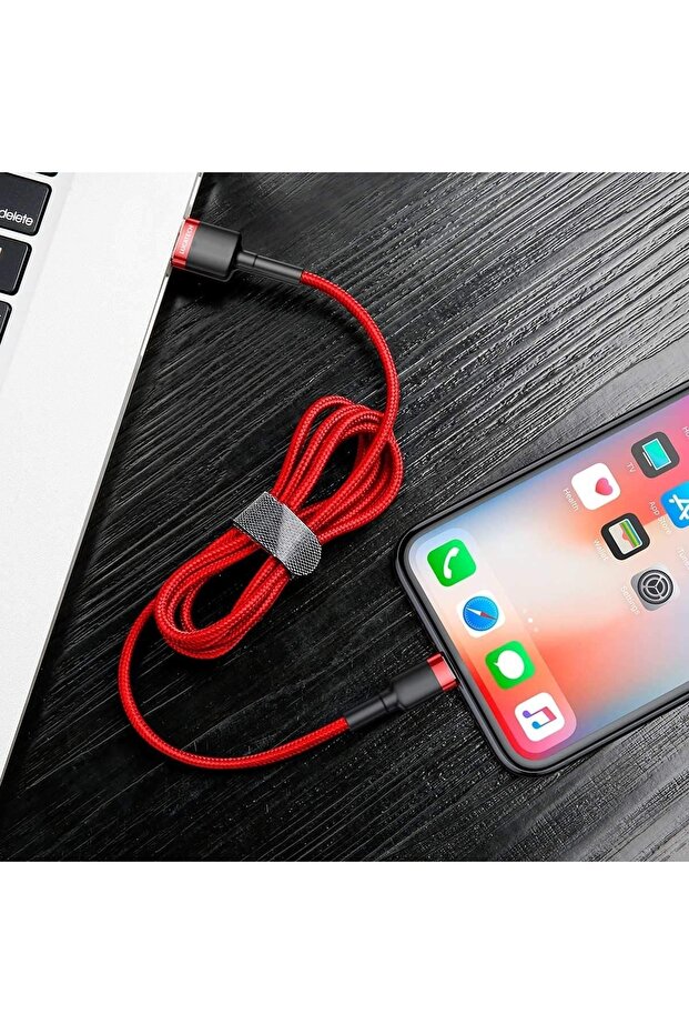 Oppo Uyumlu Type-c 2.4 A Hızlı Şarj Ve Data Kablosu 1 Mt Fiber Kırılmaz Kablo - 8