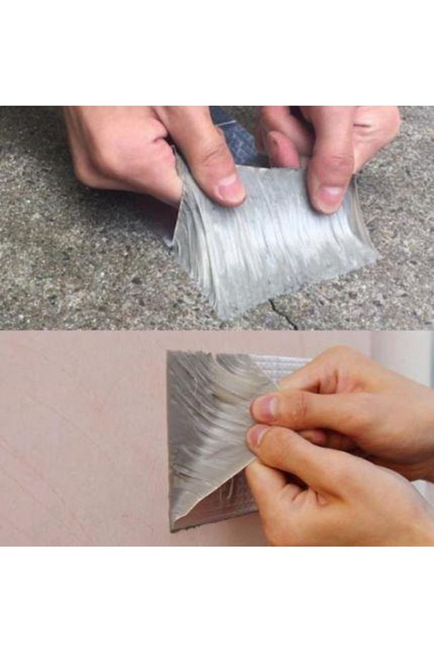 Süper Güçlü Su Sızdırmaz Çamur Bant Sakız Bant Tamir Çatlak Boru Bandı 48 Mm X 1,5 Metre - 9