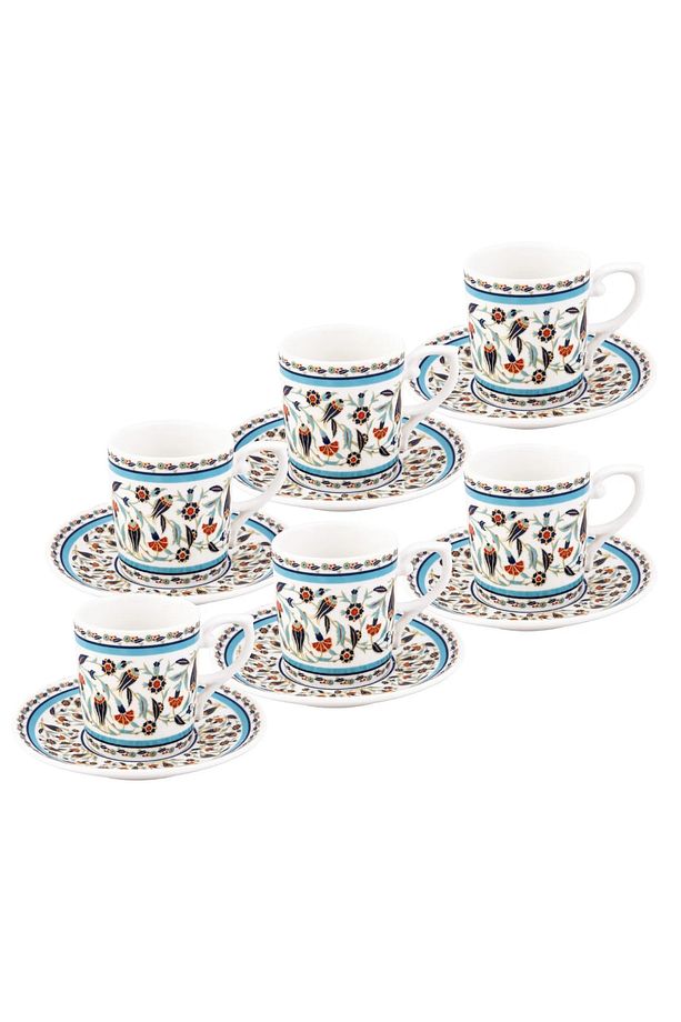 Tulipa 6 Kişilik Kahve Fincan Takımı 80 Ml - 2