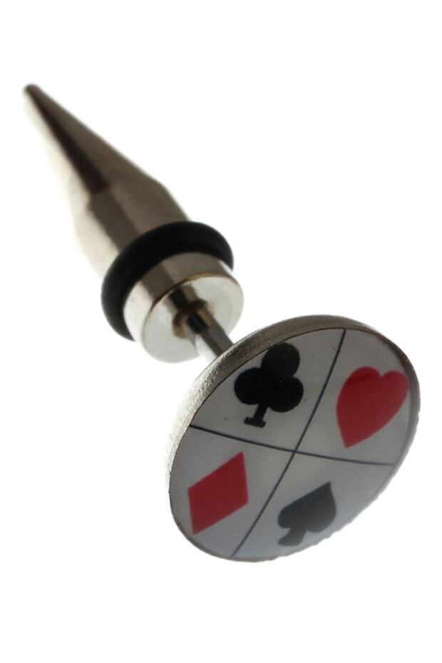 Dejavu 316 L Steel Square as Tapers Earrings