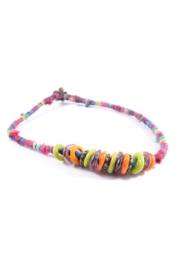 Yeşil Keçe Kolye - 1