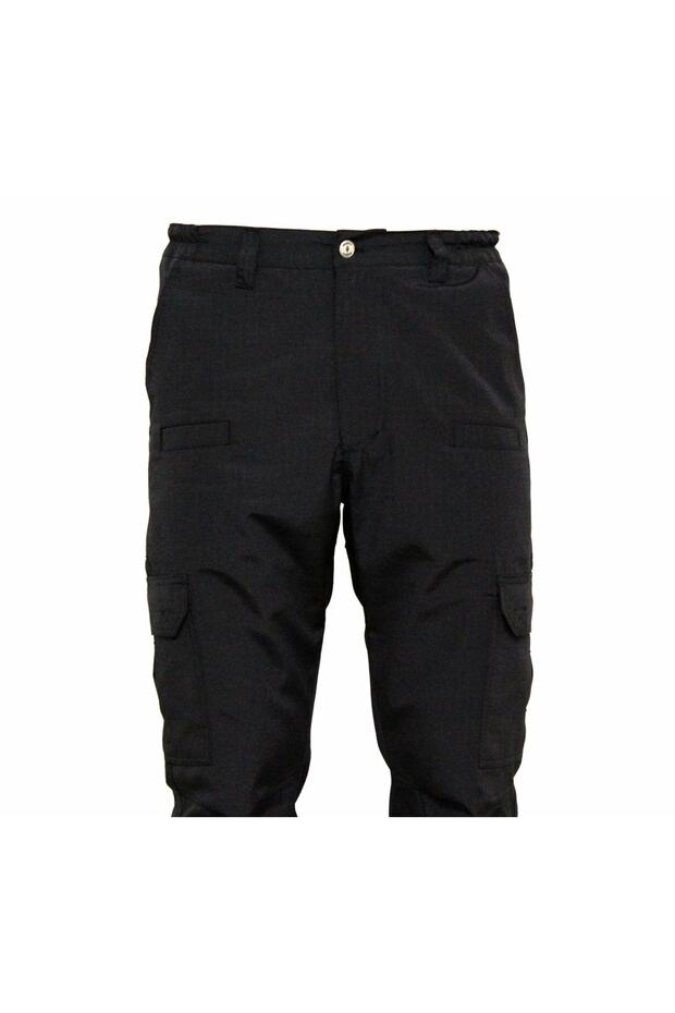 Pantaloni tactici negri Ripstop Cargo Pocket - 2