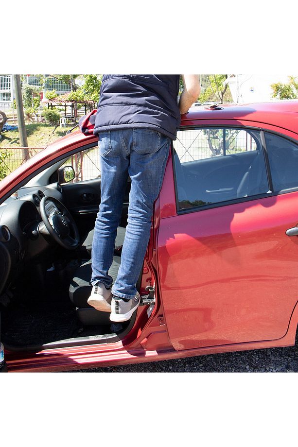 Bas-çık Oto Tavana Çıkma Aparatı Monoblok (Abs) Mat Siyah Tüm Araçlara Uyumludur - 6