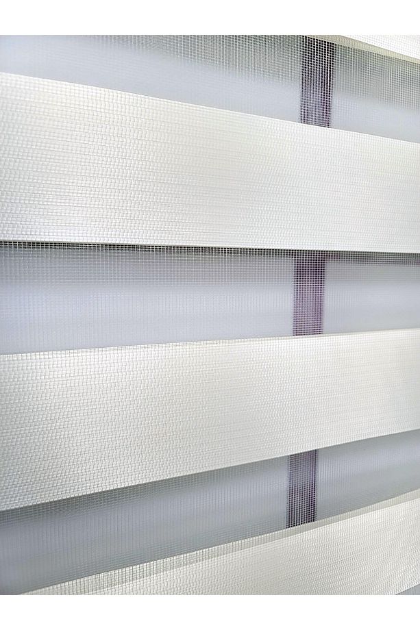 Ekru Zebra Stor Perde Alüminyum Kasalı Mz508 - 4