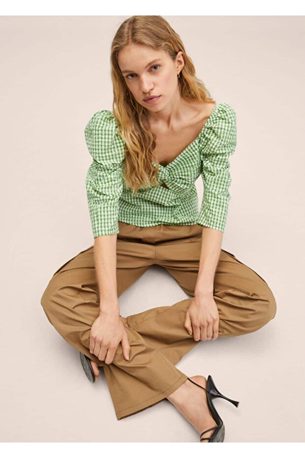 Pötikareli Pamuklu Gömlek - 5