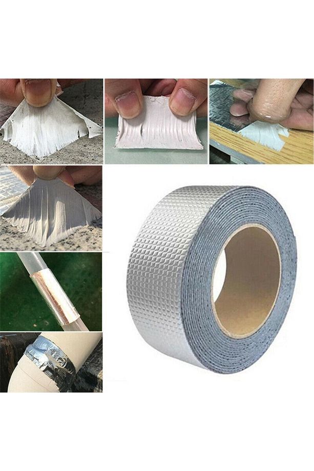 Süper Güçlü Su Sızdırmaz Çamur Bant Sakız Bant Tamir Çatlak Boru Bandı 48 Mm X 1,5 Metre - 3