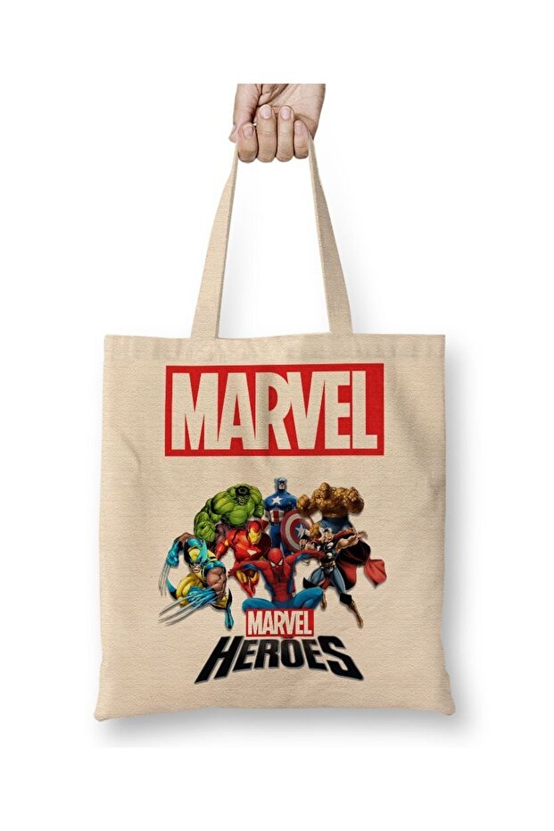 Marvel 01 Cloth Bag Long Handle
