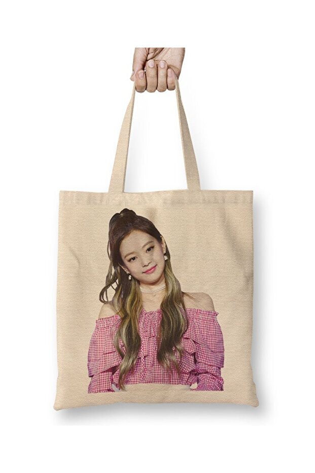 Blackpink Jennie 03 Cloth Bag Long Handle