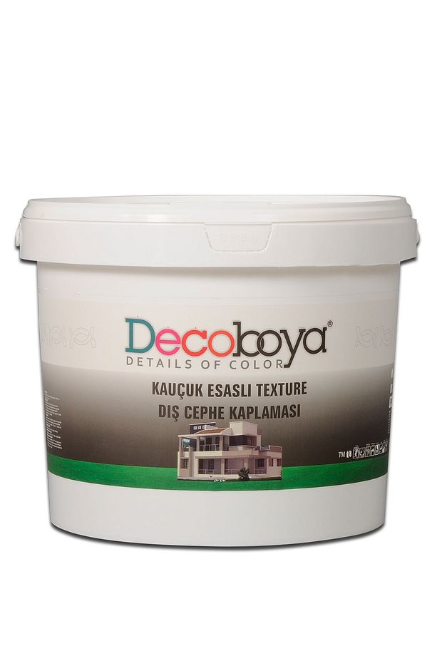 Deco Kauc?uk Esaslı Grenli Flex Texture Dış Cephe Kaplama Boya 24 Kg Tüm Renkler - 1