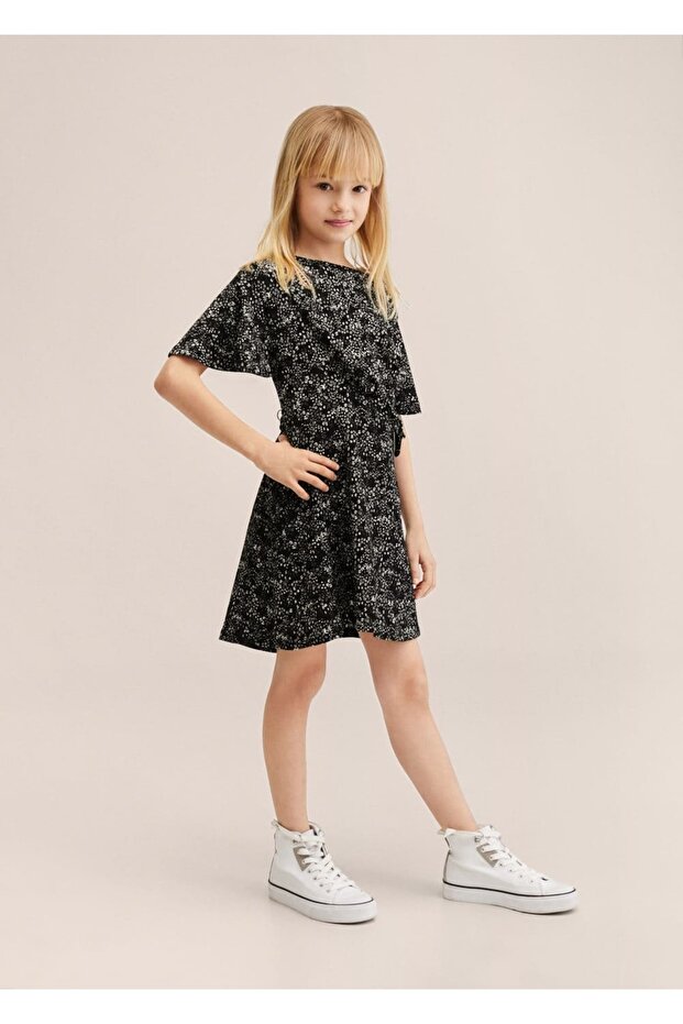 Çiçek Desenli Elbise - 2