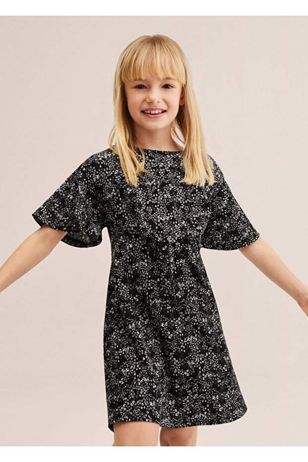 Çiçek Desenli Elbise - 6