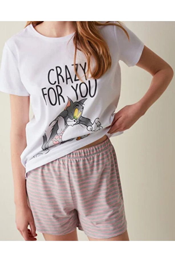 Crazy For You Şort Pijama Takımı - 3