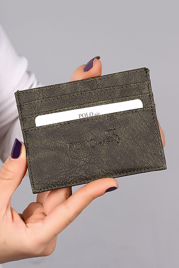 Men's Sports Card Holder Green