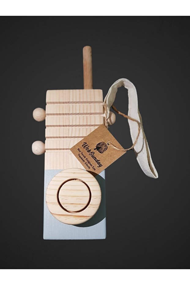 Wooden Toy Wireless, 1 2 3 Toddler Educational Cute Handmade Toy - Gray