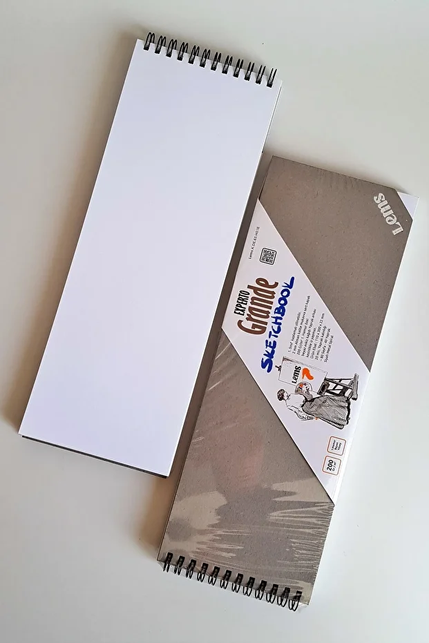 Experto Grande 200 Gr. 80 Syf 40 Yaprak Sert Kapak Sketchbook Eskiz Defteri Sketch Book - 4