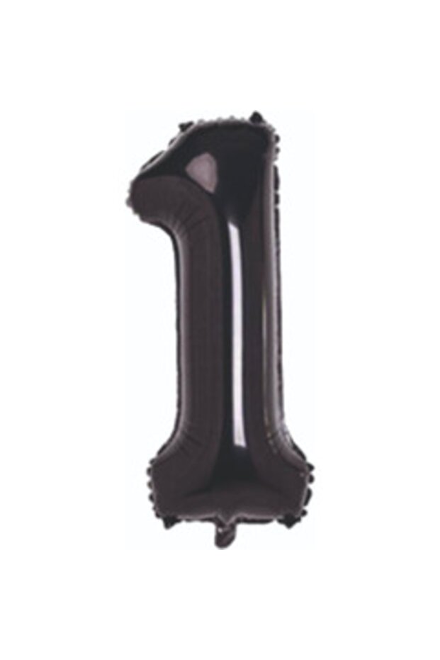 Black Number Foil Balloon