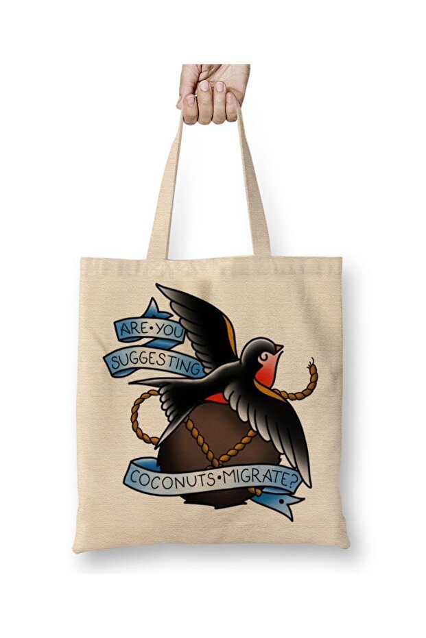 Monty Python Coconuts Migrate Tote Bag Long Handle - 1