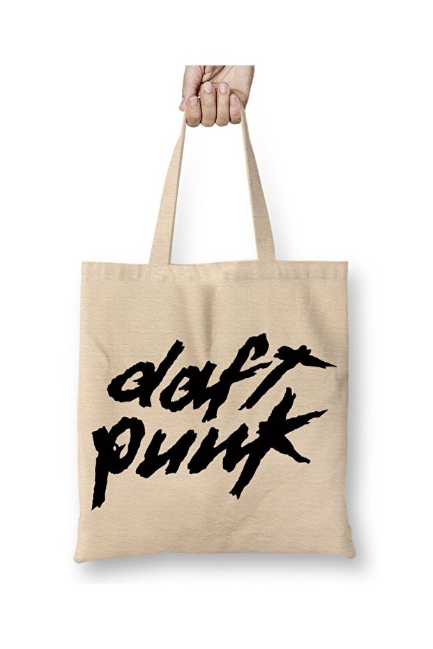 حقيبة قماش Daft Punk 04 ذات مقبض طويل