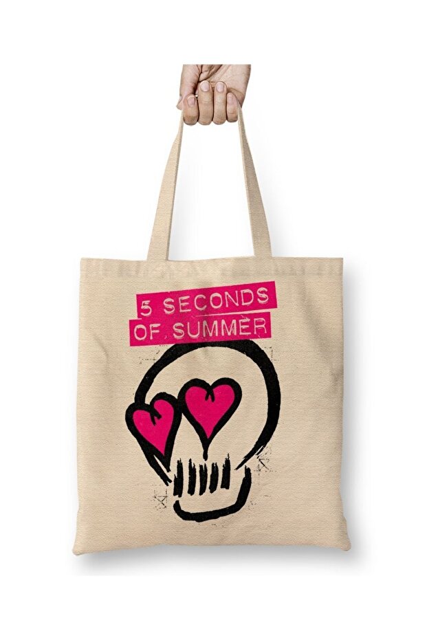 5 Sos 5 Seconds Of Summer Cloth Bag Long Handle