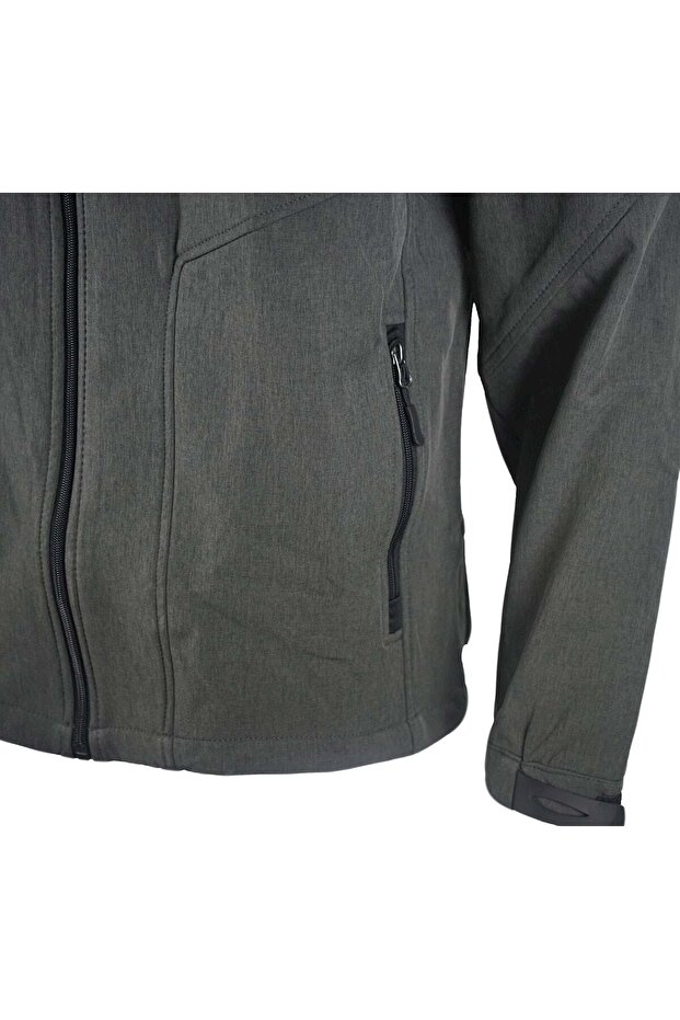 Erkek Gri Shoftshell Ceket - 3