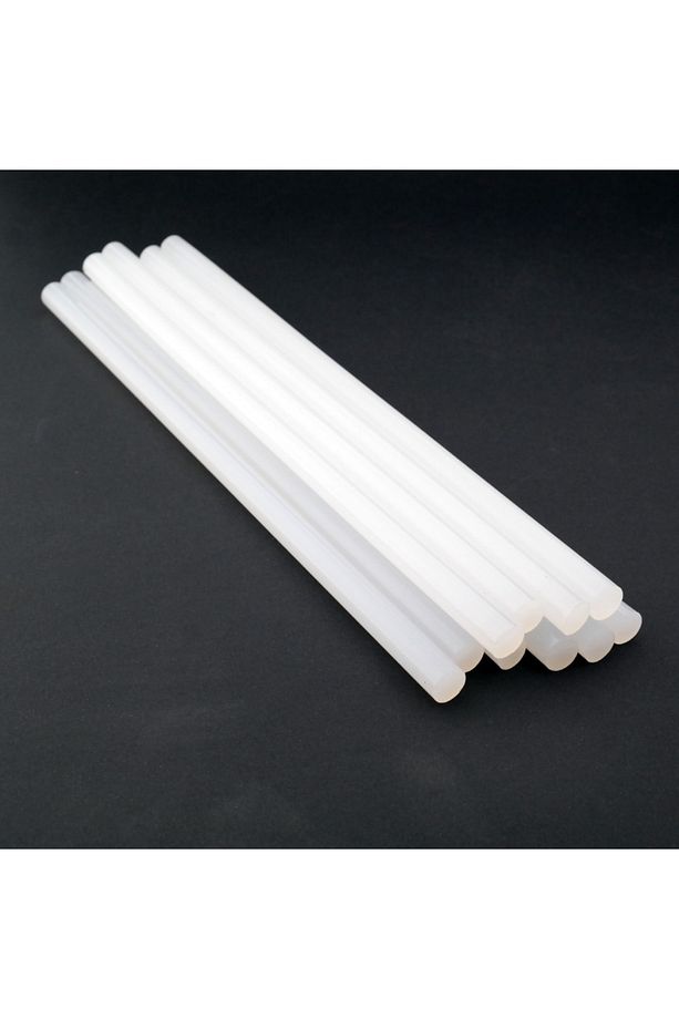 30 cm Sıcak Mum Silikon Çubuk Silikon Küçük 10 Adet Ince Çap 7 mm - 1