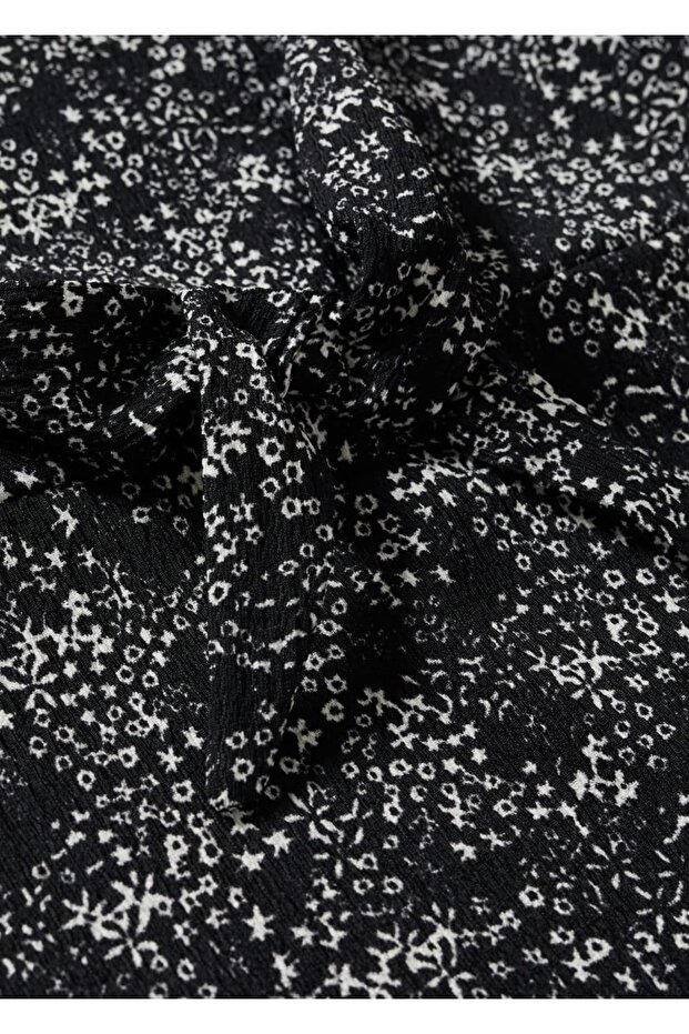 Çiçek Desenli Elbise - 7