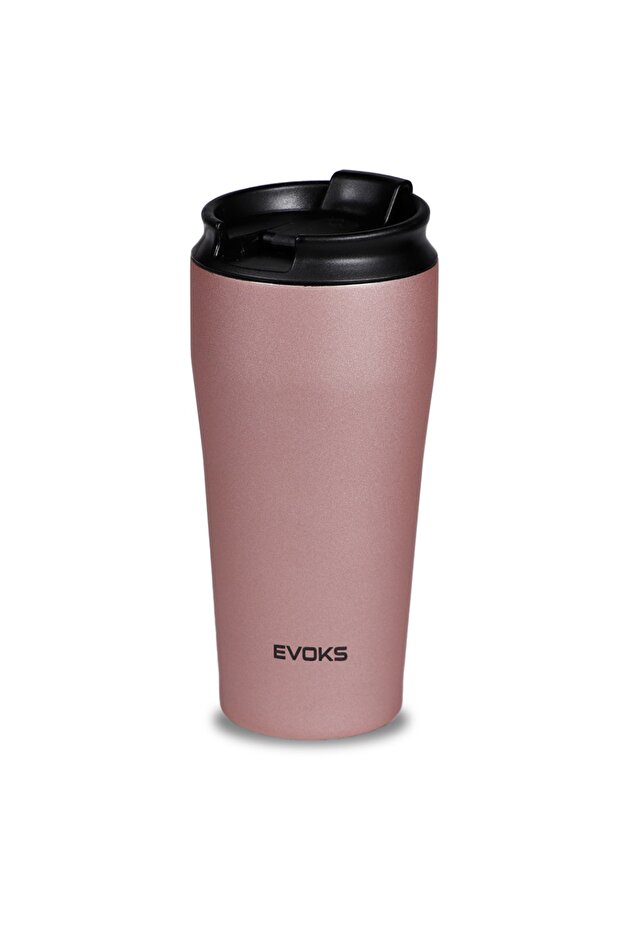 Evoks Çift Katlı Çelik Termos Bardak 400ml - 1