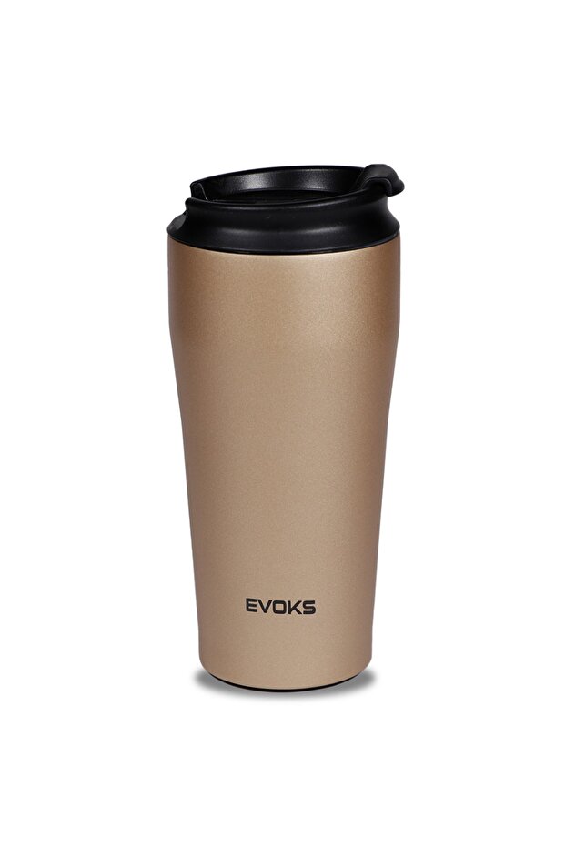 Evoks Çift Katlı Çelik Termos Bardak 400ml - 1