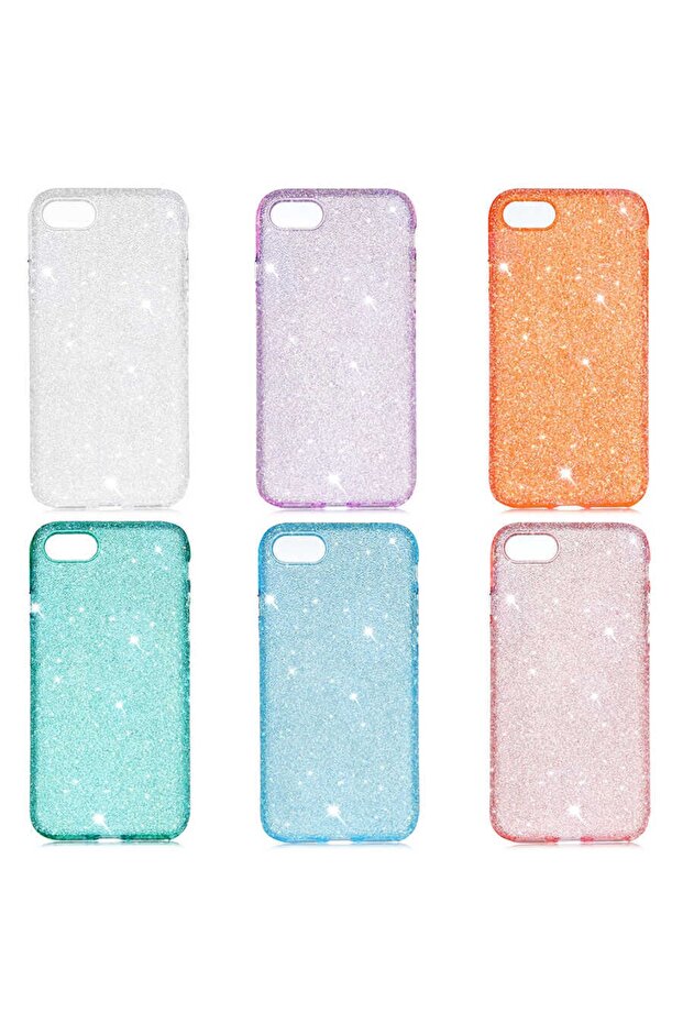 حافظة آيفون 7 متوافقة مع حافظة حجر الراين اللامعة - 4