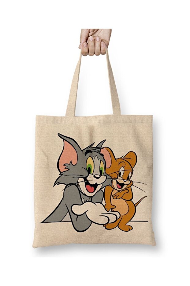 Tom And Jerry Tote Bag Long Handle