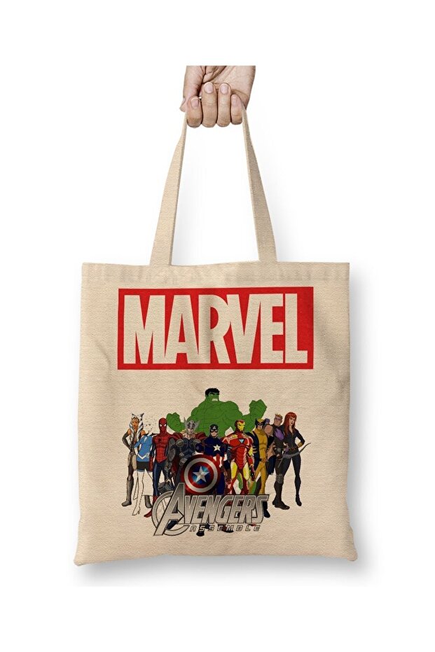حقيبة قماش Marvel Avengers 02 بمقبض طويل
