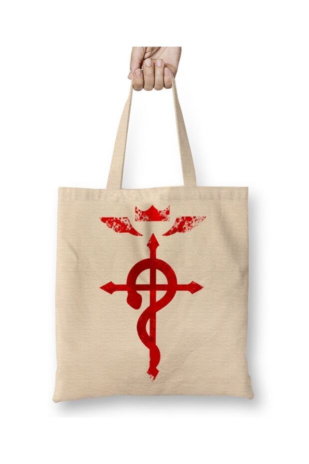Cross Of Flamel Fullmetal Alchemist Tote Bag Long Handle