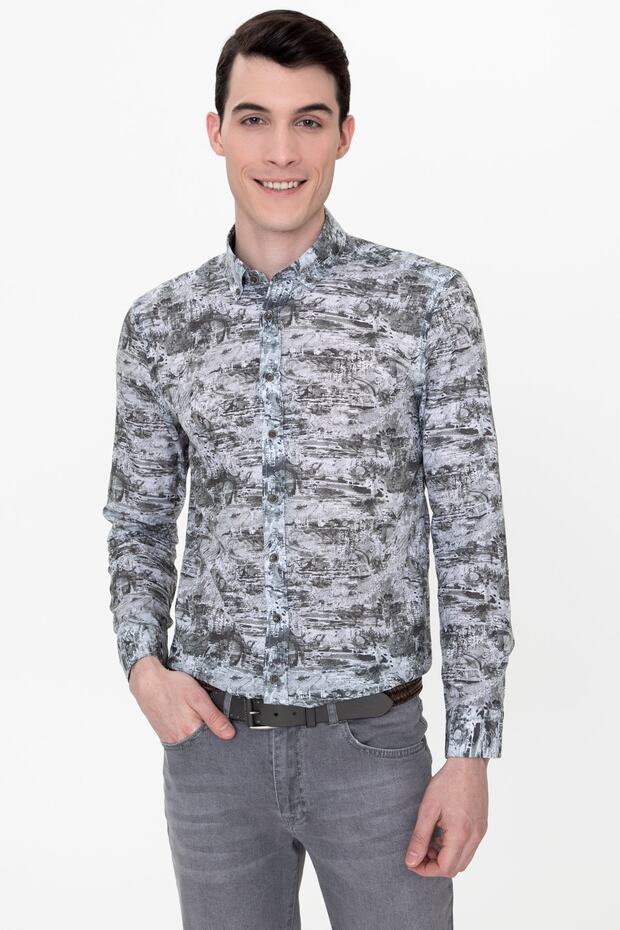 Men's Khaki Shirt G021Sz004.000.1394361