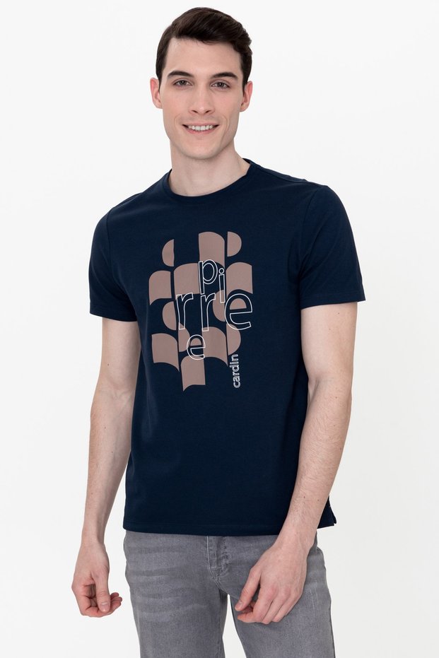 Men's Navy Blue T-Shirt G021Sz011.000.1369956