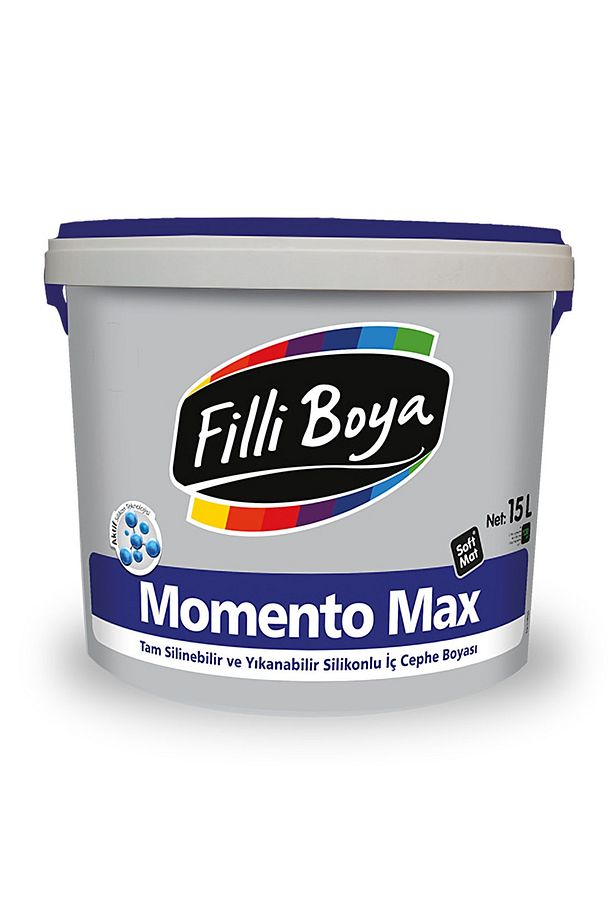 Momento Max Silinebilir Soft Mat Içcephe Duvar Boyası 15 Lt Hasır345 - 1