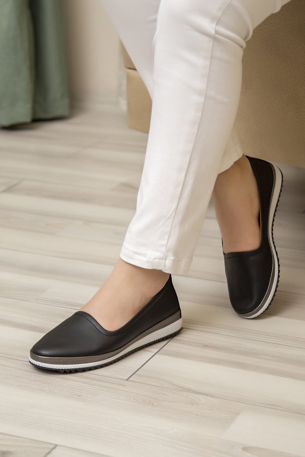 Orthopedic Daily Soft Skin Women's Ballerina Shoes