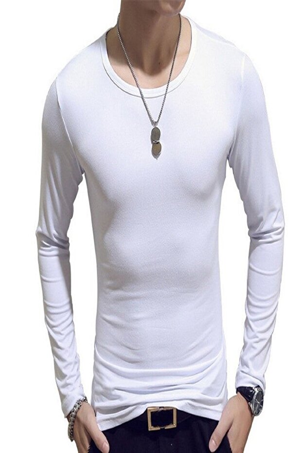 Men's Long Sleeve T-shirt Bodysuit