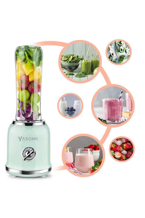 Bl019 Retro Smoothie Blender Yeşil - 4