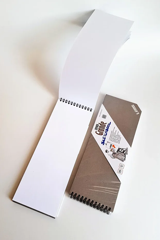 Experto Grande 200 Gr. 80 Syf 40 Yaprak Sert Kapak Sketchbook Eskiz Defteri Sketch Book - 5