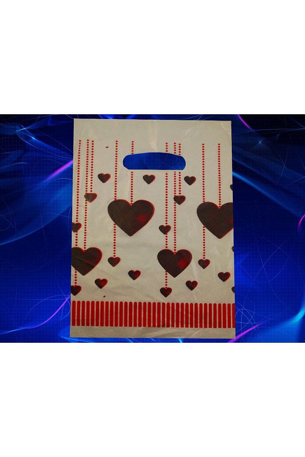 Nazar Boncuk Baskılı Elgeçme Poşet 20*30 Cm 100 Adet. - 3