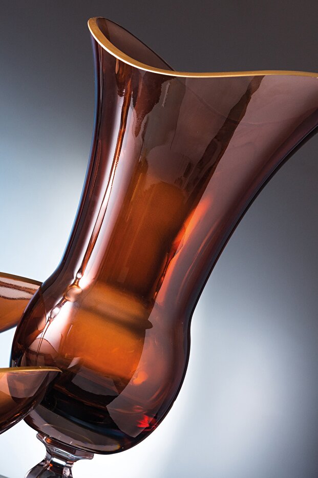 Kahve Elips Vazo - 1