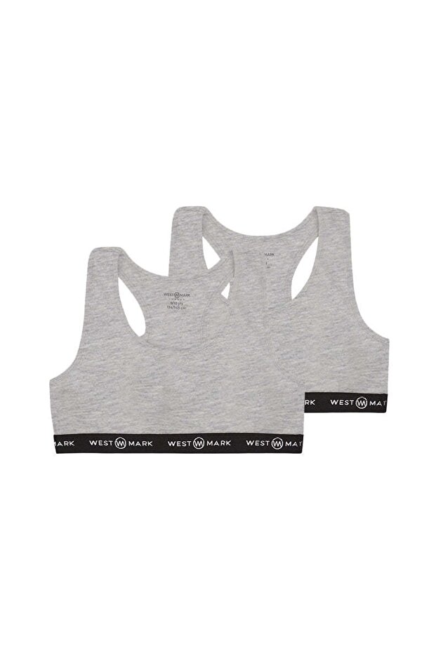 Girl's Organic Cotton 2-Piece Bustier Set
